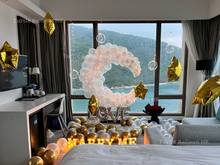 將圖片載入圖庫檢視器 白色月亮求婚佈置套餐 - Turtle Balloon