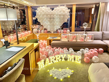將圖片載入圖庫檢視器 升級純白心心求婚佈置 - Turtle Balloon HK