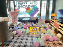 將圖片載入圖庫檢視器 馬卡龍心心求婚佈置 - Turtle Balloon HK