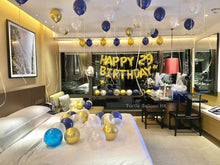 將圖片載入圖庫檢視器 金藍生日佈置套餐 - Turtle Balloon