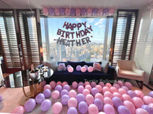 將圖片載入圖庫檢視器 星級粉紫生日佈置 - Turtle Balloon HK