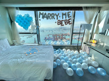 將圖片載入圖庫檢視器 輕量藍白心心求婚 - Turtle Balloon HK