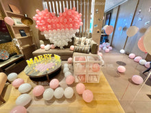 將圖片載入圖庫檢視器 升級粉白心心求婚佈置 - Turtle Balloon HK