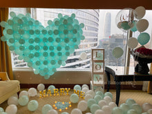 將圖片載入圖庫檢視器 升級Tiffany Blue心心求婚佈置