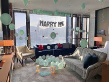 將圖片載入圖庫檢視器 Tiffany Blue燈海求婚佈置 - Turtle Balloon HK