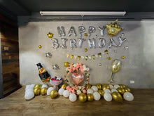 將圖片載入圖庫檢視器 金白生日佈置套餐 - Turtle Balloon