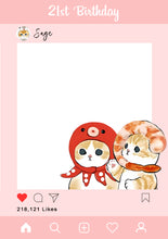 將圖片載入圖庫檢視器 Instagram 相框攝影道具
