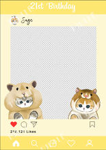 將圖片載入圖庫檢視器 Instagram 相框攝影道具
