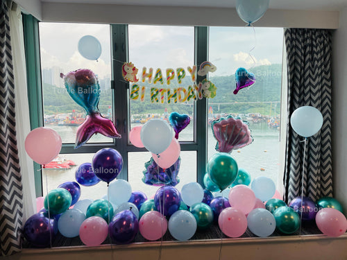 美人魚生日佈置套餐 - Turtle Balloon